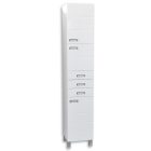 Viva SZQUARE fürdőszobai ÁLLÓSZEKRÉNY 192 magas POLCOS - JOBBOS - 35 x 33 x192 cm