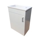 Viva STYLE NIKA fali függ. fürdőszobabútor CeraStyle NIKA 71100 porcelán mosdóval 42 x 24 cm