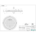 fedlap POLIMER COMPOZIT URBAN fekete kerek könnyű forgalmú D.986 PL.755 Hext.80 A15 (302910-20)