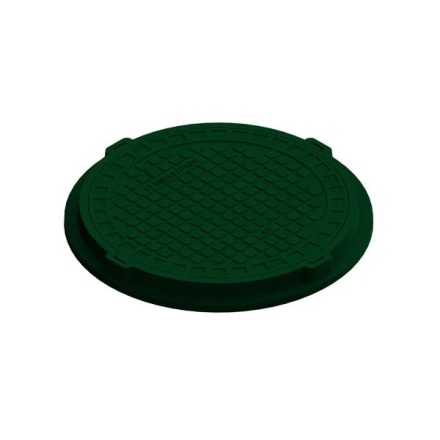 Fedlap POLIMER COMPOZIT URBAN Verde kerek necarosabil D.986 PL.755 Hext.80 A15 (302910-22)