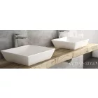 Sanovit - Top Counter pultra ültethető porcelán mosdó - DECENTE -  - 40 x 40 cm