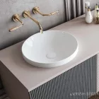 Sanovit - Top Counter pultra ültethető porcelán mosdó - LAURA - O - Ø 41 cm