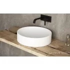 Sanovit - Top Counter pultra ültethető porcelán mosdó - LUCENTE - O - Ø 43 cm