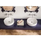 Sanovit - Top Counter pultra ültethető porcelán mosdó - LUCENTE - O - Ø 43 cm