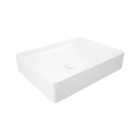   Sanovit - Top Counter pultra ültethető porcelán mosdó - SQUARE -  - 50 x 38 cm