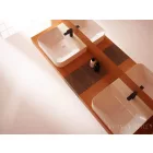 Sanovit - Top Counter pultra ültethető porcelán mosdó - ALLEERA -  - 55 x 48 cm