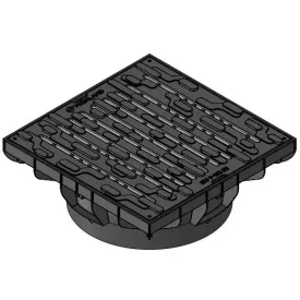 PP PIPE BASE négyzetes rács DN315 A15