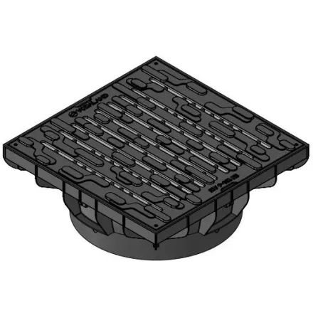 PP PIPE BASE négyzetes rács DN315 A15
