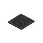 BASE PP réses rács – 300×300 mm akna, fekete, A15