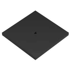 BASE PP fedlap – 300×300 mm akna, fekete, A15