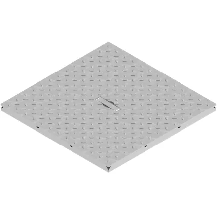 BASE OZ horganyzott fedlap – 400×400 mm akna, A15