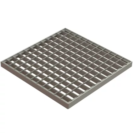 BASE OZ horganyzott rács – 400×400 mm akna, A15