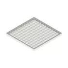 BASE OZ horganyzott rács – 400×400 mm akna, A15