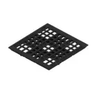 BASE öntöttvas rács – 400×400 mm akna, B125