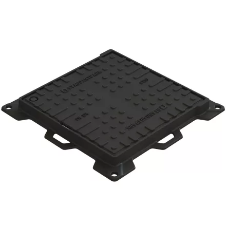 öntöttvas fedlap URBAN négyzetes 500x500 PL.393x393 Hext.42 EUROPE C250 (35454-4)