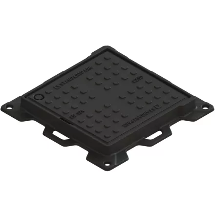 öntöttvas fedlap URBAN négyzetes 600x600 PL.493x493 Hext.42 EUROPE C250 (35455-4)