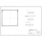 Fedlap FONTA URBAN patrat rama 950x950 Hext.50 PL.850x850 B125 (35459-38)