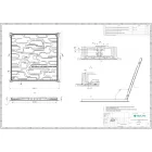 Fedlap FONTA URBAN patrat rama 950x950 Hext.50 PL.850x850 B125 (35459-38)