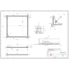 Fedlap FONTA URBAN patrat rama 950x950 Hext.50 PL.850x850 B125 (35459-38)