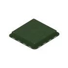 fedlap PP URBAN zöld négyzetes könnyű forgalmú 700x700 PL.550x550 Hext.80 4 zárak A15 (35487-22)