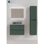 Piramida BETA fali fürdőszoba - állószekrény - PINO ZÖLD - 35 x 150 x 30 cm