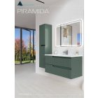 Piramida BETA fali fürdőszoba - állószekrény - PINO ZÖLD - 35 x 150 x 30 cm