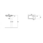 NIKA 50 cm fürdőszobabútor mosdóval