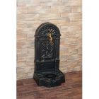 FIRENZE kerti alumínium öntvény álló falikút antikolt arany, tömlővéges réz kerti csappal