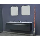 TMP MEDIA fürdőszobai tükör LED világítással - 60 x 65 cm