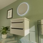 TMP SHARP fali fürdőszobabútor CeraStyle SHARP - 37100 mosdóval - 60 x 48 cm