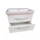 TMP LUX 80 fali fürdőszobabútor - Sanovit LUXURY - 11080 porcelán mosdóval - 80,5 x 46 cm