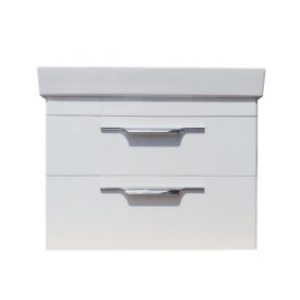   TMP LUX 100 fali fürdőszobabútor - CeraStyle SHARP 37500 mosdóval - 100 x 48 cm