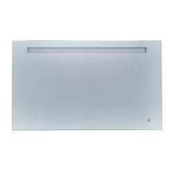  TMP LUX Touch fürdőszobai tükör - LED világítással - érintő kapcsolóval - 100 x 70 cm