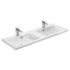 TMP FLAT 120 lábon álló fürdőszobabútor Sanovit ISIK 4120 dupla porcelán mosdóval 120 x 44 cm