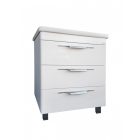 TMP TRIO 65 lábon álló fürdőszobabútor Sanovit SOFT - 13065 porcelán mosdóval - 65 x 45,5cm