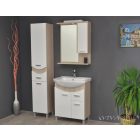 TMP ZX 75 - SONOMA - lábon álló fürdőszobabútor Sanovit ZENON - 6075 porcelán mosdóval - 75 x 50 cm