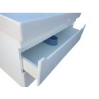 TMP SHARP fali fürdőszobabútor CeraStyle SHARP - 37600 - DUPLA csaplyukas mosdóval - 100 x 48 cm