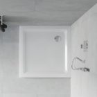 Mexen Flat Slim 100x100 szögletes lapos akril zuhanytálca, 5 cm magas