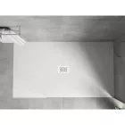Mexen Hugo kőhatású SMC zuhanytálca 170 x 100 cm, fehér, fehér takarólemezzel, szifonnal