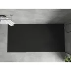 Mexen Hugo kőhatású SMC zuhanytálca 170 x 80 cm, fekete, szifonnal