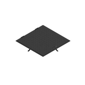   fedlap Metal festett URBAN Access négyzetes 300x300 PL.240x240 Hext.33 gyalogos fogantyúval (5000.4241-30)