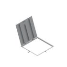 fedlap OZ URBAN Access négyzetes 500x500 PL.440x440 Hext.33 gyalogos fogantyúval (5000.4241-50-Z)