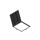 fedlap Metal festett URBAN Access négyzetes 600x600 PL.540x540 Hext.33 gyalogos fogantyúval (5000.4241-60)