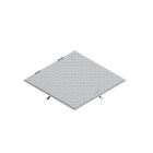 fedlap OZ URBAN Access négyzetes 800x800 PL.740x740 Hext.33 gyalogos fogantyúval (5000.4241-80-Z)