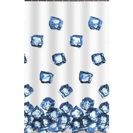 Textil Zuhanyfüggöny Ice Cubes
