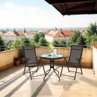 Arvin Balcony kerti bútor garnitúra szett fekete
