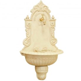   VIENNA kerti alumínium öntvény falikút műkő, tömlővéges réz kerti csappal