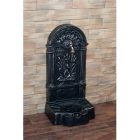 FIRENZE kerti alumínium öntvény álló falikút antikolt ezüst, tömlővéges réz kerti csappal