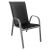 Arkadia KD kerti szék fekete