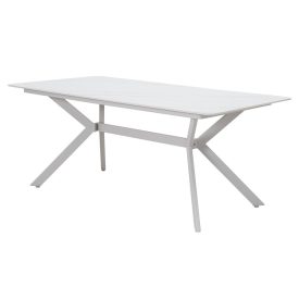 Ballena kerti asztal üveglappal